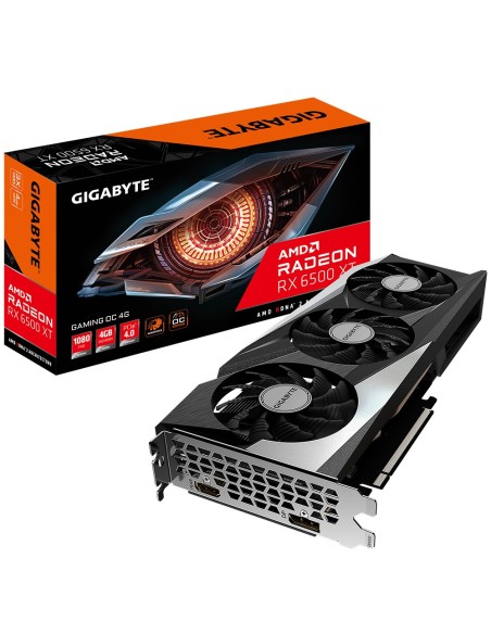 Gigabyte Gaming AMD Radeon RX 6500 XT OC 4GB GDDR6 Negra