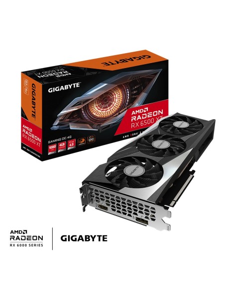 Gigabyte Gaming AMD Radeon RX 6500 XT OC 4GB GDDR6 Negra