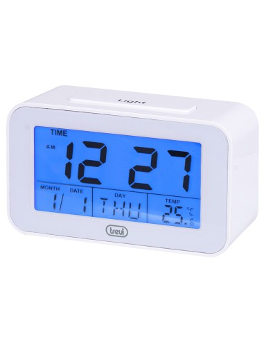 DIGITAL CLOCK WITH ALARM AND THERMOMETER TREVI SLD 3P50 WHITE