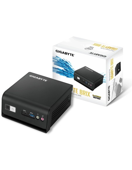 Gigabyte GB-BLCE-4000RC PC estación de trabajo barebone PC de tamaño 0,67L Negro N4000 2,6 GHz