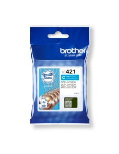 Brother LC-421C cartucho de tinta 1 pieza(s) Original Cian