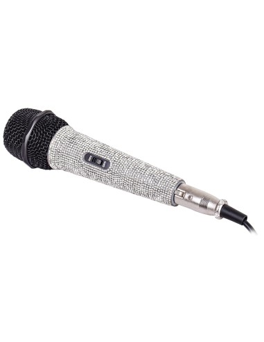 DIAMOND EFFECT UNIDIRECTIONAL DYNAMIC MICROPHONE WITH TREVI EM 30 STAR CABLE