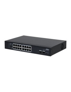 SWITCH CCTV DAHUA PFS3218-16GT-135 16 PUERTOS GIGABIT 2SFP 135W