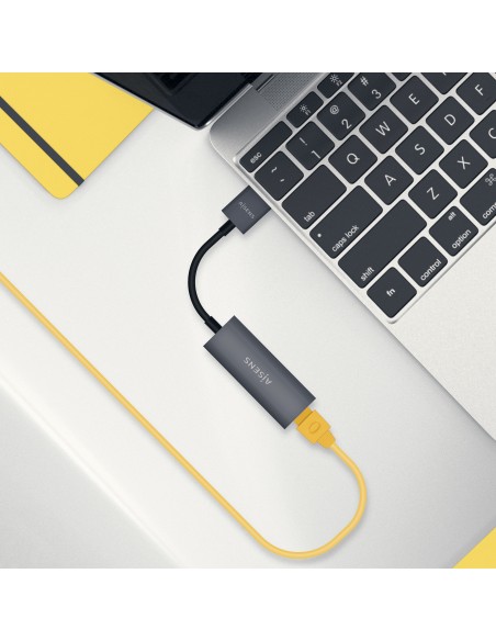 CABLE USB 3.0 A ETHERNET GIGABIT AISENS GRIS
