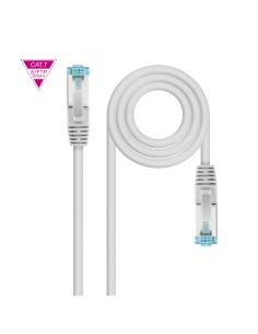 Nanocable Cable de Red Cat.7 600MHZ LSZH SFTP PIMF AWG26, Gris, 50 cm