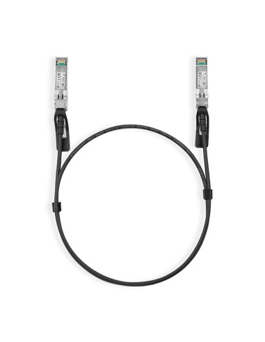 TP-Link TL-SM5220-1M cable de fibra optica SFP+ DAC Negro