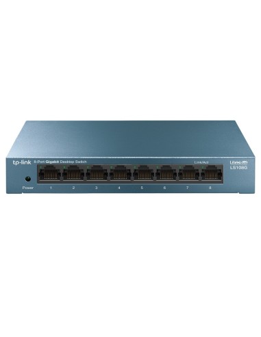 TP-LINK LS108G No administrado Gigabit Ethernet (10 100 1000) Azul