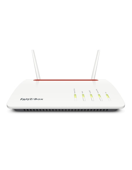 AVM FRITZ!Box 6890 LTE International router inalámbrico Gigabit Ethernet Doble banda (2,4 GHz   5 GHz) 3G 4G Rojo, Blanco