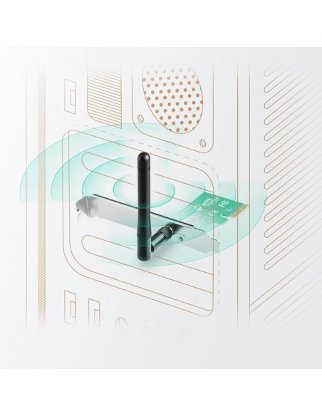 TP-LINK TL-WN781ND adaptador y tarjeta de red Interno WLAN 1