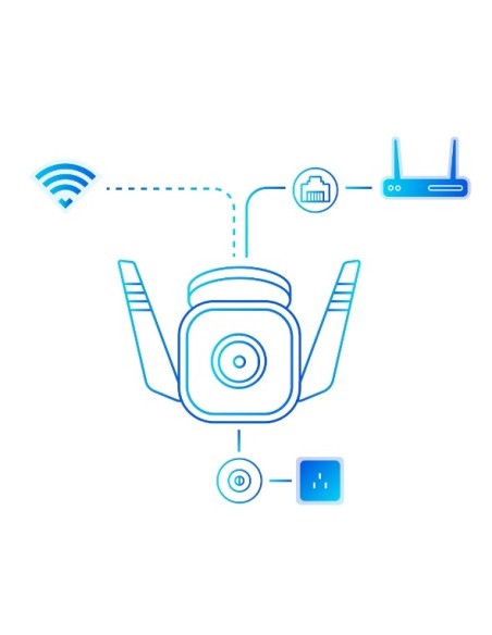 TP-Link TC65 cámara de vigilancia Bala Cámara de seguridad IP Exterior 2304 x 1296 Pixeles Techo pared