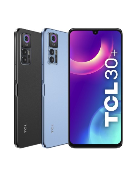 TCL 30+ 17 cm (6.7") SIM doble Android 12 4G USB Tipo C 4 GB 128 GB 5010 mAh Azul
