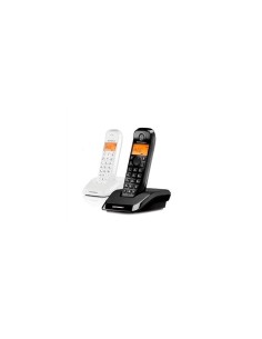 MOTOROLA S1202 Telefono DECT DUO Blanco   Negro