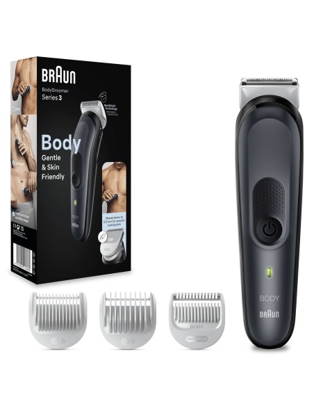 Braun BodyGroomer 3 BG3340 Negro, Gris