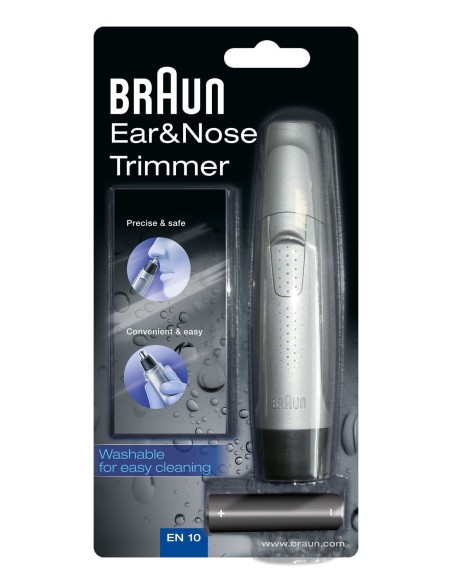 Braun Ear&Nose EN10 depiladora de precisión Negro, Gris