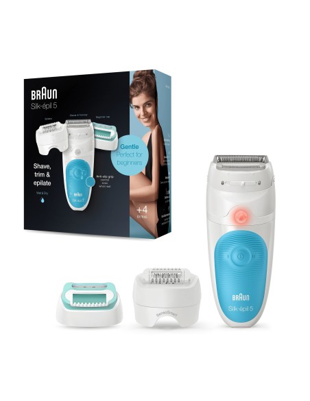 Braun Silk-épil 5 Wet&Dry 81706331 depiladora 28 pinzas Blan