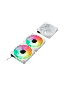 VENTILADOR CAJA ADICIONAL 12 ABYSM GAMING ARCLIGHT2.0 ARGB WHITE PACK3 AB311001W