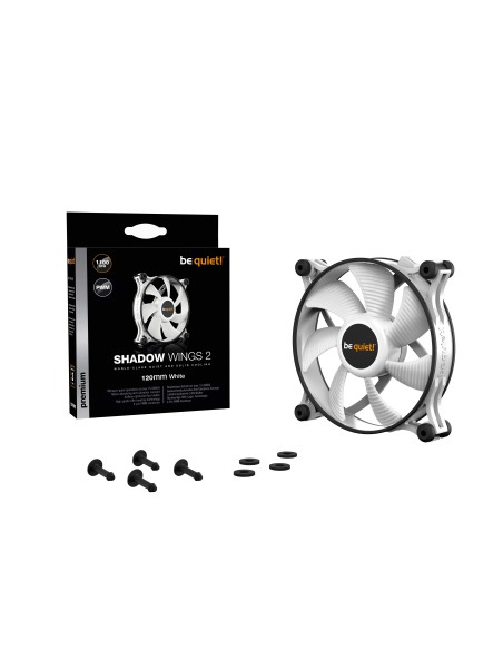 Ventilador be quiet! BL089 12 cm Blanco