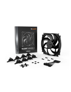 Ventilador be quiet! SILENT WINGS 4 | 140mm 14 cm Negro
