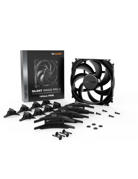 Ventilador be quiet! SILENT WINGS PRO 4 | 140mm PWM 14 cm Ne