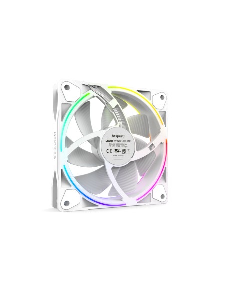 VENTILADOR 120X120 BE QUIET LIGHT WINGS WHITE