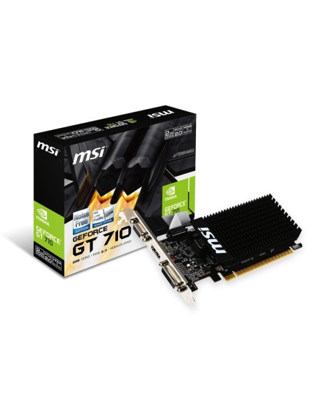 MSI GeForce GT 710 2GB GDDR3 Negra