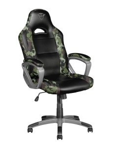 Trust GXT 705C Ryon Silla para videojuegos universal Asiento acolchado Negro, Camuflaje