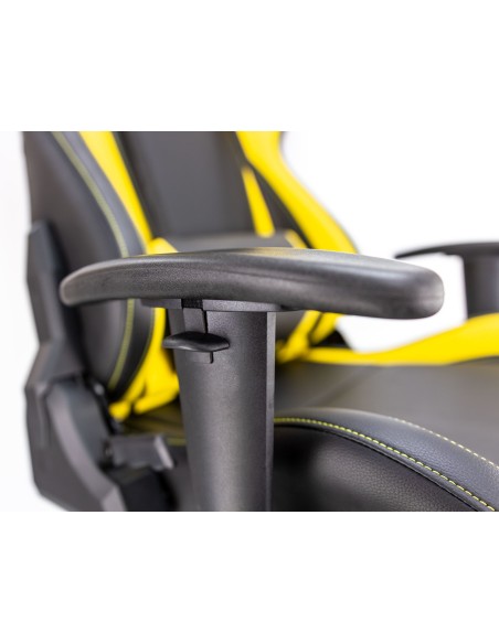 TALIUS TAL-LIZARD-YLW silla para videojuegos Silla para videojuegos universal Asiento acolchado