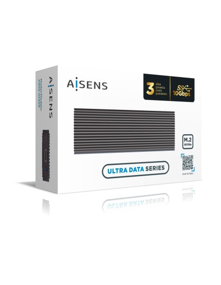 AISENS CAJA EXTERNA M.2 NGFF ASM2-023GR NVMe A USB3.2 GEN2 GRIS