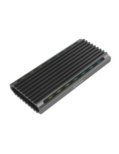 AISENS CAJA EXTERNA M.2 RGB GAMING ASM2-RGB011GR SATA NVME A USB3.1 GEN2 GRIS