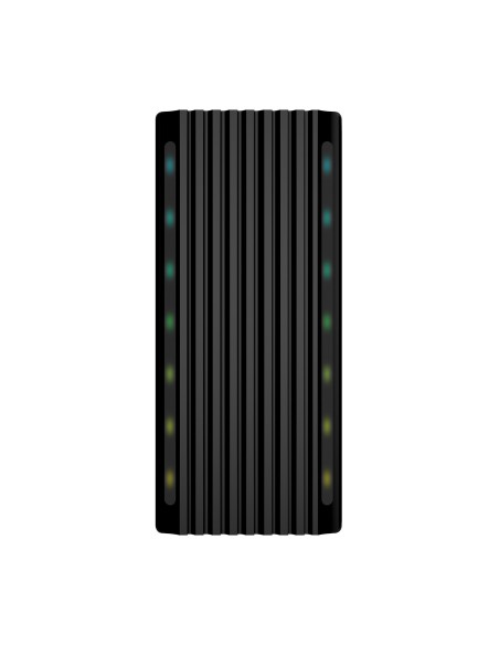 AISENS CAJA EXTERNA M.2 RGB GAMING ASM2-RGB011GR SATA NVME A USB3.1 GEN2 NEGRA
