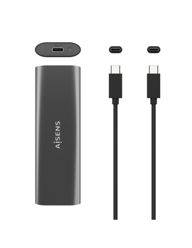 AISENS CAJA EXTERNA M.2 NGFF ASM2-015GR SATA NVME A USB3.1 GEN2 GRIS