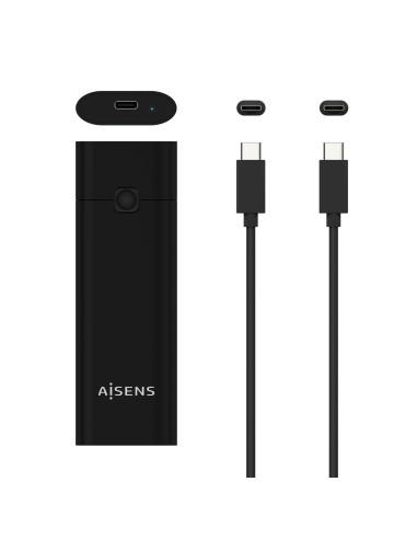 AISENS CAJA EXTERNA M.2 NGFF ASM2-020B NVMe A USB3.2 GEN2 NEGRA