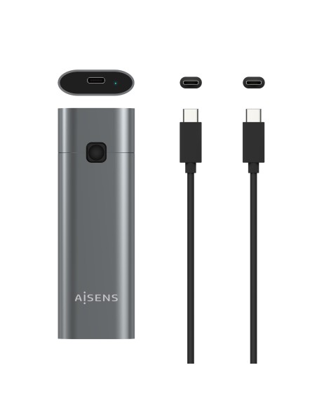 AISENS CAJA EXTERNA M.2 NGFF ASM2-021GR NVMe A USB3.2 GEN2 GRIS
