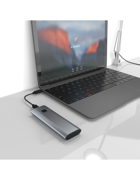 AISENS CAJA EXTERNA M.2 NGFF ASM2-021GR NVMe A USB3.2 GEN2 GRIS