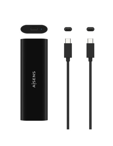 AISENS CAJA EXTERNA M.2 NGFF ASM2-014B SATA NVME A USB3.1 GEN2 NEGRA