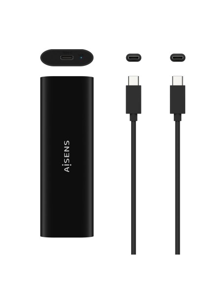 AISENS CAJA EXTERNA M.2 NGFF ASM2-014B SATA NVME A USB3.1 GEN2 NEGRA