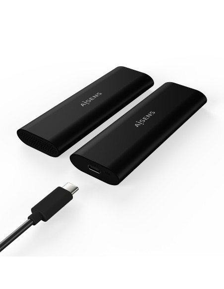 AISENS CAJA EXTERNA M.2 NGFF ASM2-014B SATA NVME A USB3.1 GEN2 NEGRA