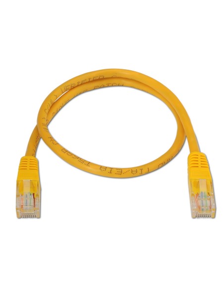 CABLE DE RED AISENS LATIGUILLO RJ45 CAT.6 UTP AWG24 AMARILLO 1.0M