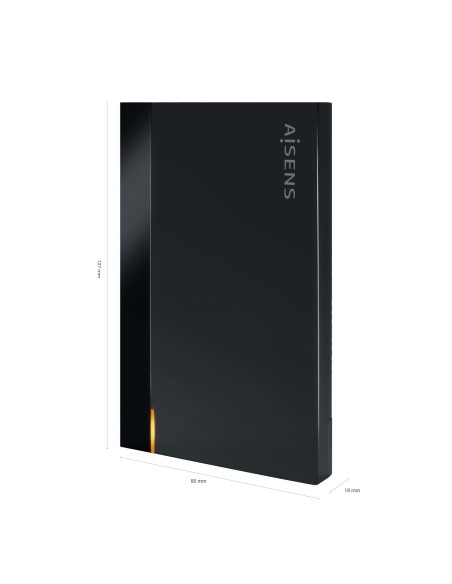 CAJA EXTERNA AISENS 2.5" ASE-2524B 9.5MM SATA A USB 3.0 USB3.1 GEN1 NEGRA