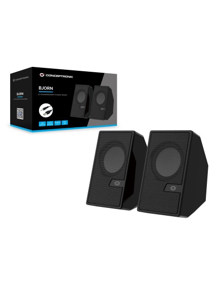 Conceptronic BJORN02B altavoz De 2 vías Negro