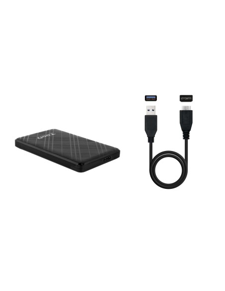 Tooq Caja externa 2,5" SATA USB3.1 Gen1 Negra