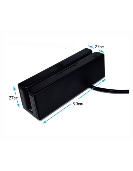 ACCESORIO PREMIER LECTOR TARJETA MSR-3 LECTURA BIDIRECCIONAL USB