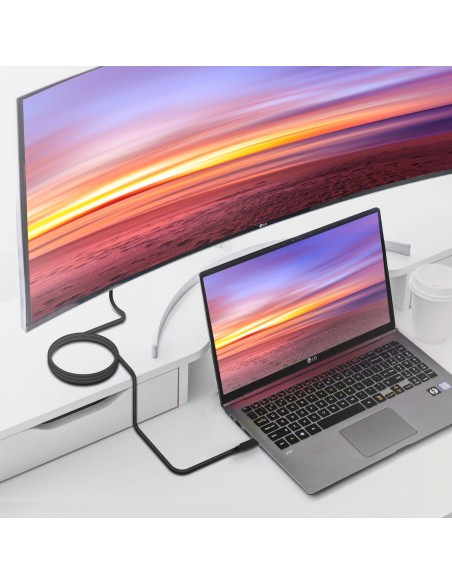 CABLE USB(A) 3.2 A USB(B) 3.2 AISENS 4M NEGRO