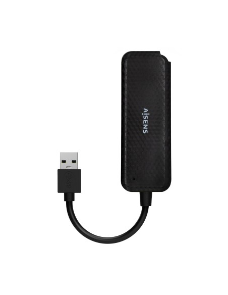 HUB USB(A) 3.0 A 4XUSB(A) 3.0 AISENS 15CM NEGRO