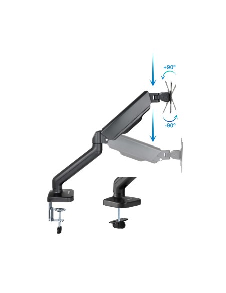 TooQ Soporte de Mesa para Pantalla 17"-32", Negro