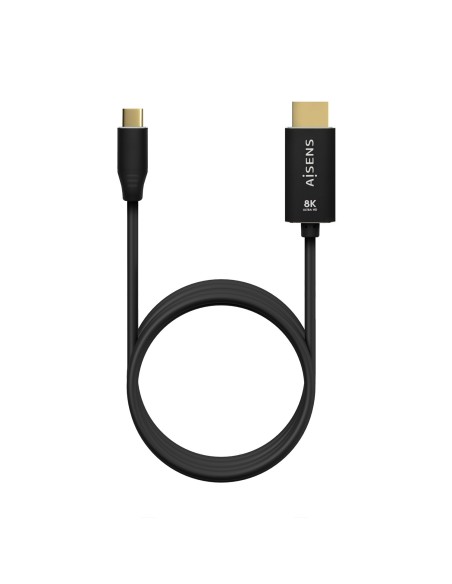 ADAPTADOR USB-C A HDMI 8K 60HZ AISENS 2M NEGRO