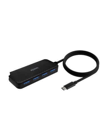 HUB USB-C A 4XUSB-C AISENS 60CM NEGRO