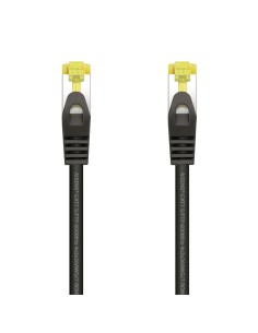 CABLE DE RED AISENS LATIGUILLO RJ45 LSZH CAT.7 SFTP PIMF AWG26 NEGRO 0.5M