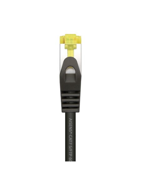 CABLE DE RED AISENS LATIGUILLO RJ45 LSZH CAT.7 SFTP PIMF AWG26 NEGRO 0.5M