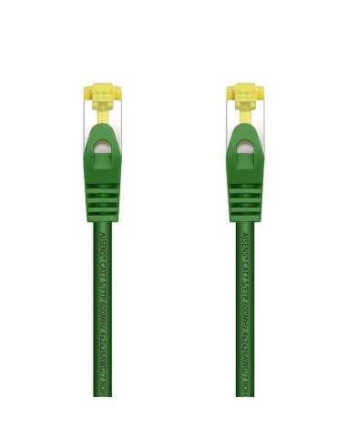 CABLE DE RED AISENS LATIGUILLO RJ45 LSZH CAT.7 SFTP PIMF AWG26 VERDE 0.5M
